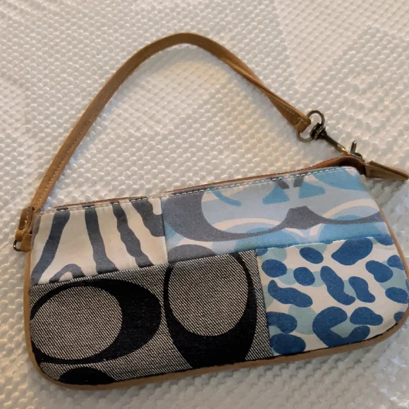 Coach Patchwork Wristlet - Picture 1 of 8